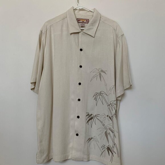 Caribbean Joe SZ L Mens short sleeve button up - Picture 1 of 5